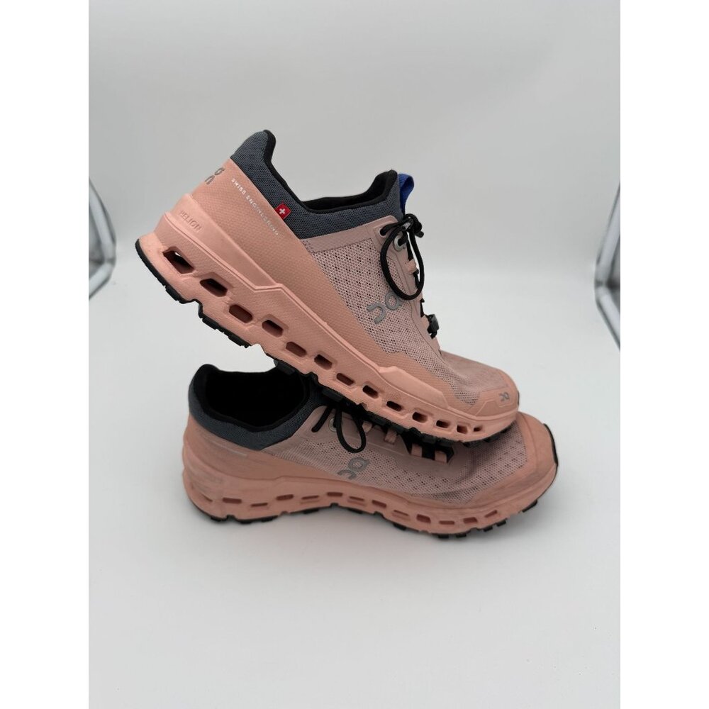 On Cloudultra womens trail running shoe 8.5 rose cobalt - Picture 2 of 7